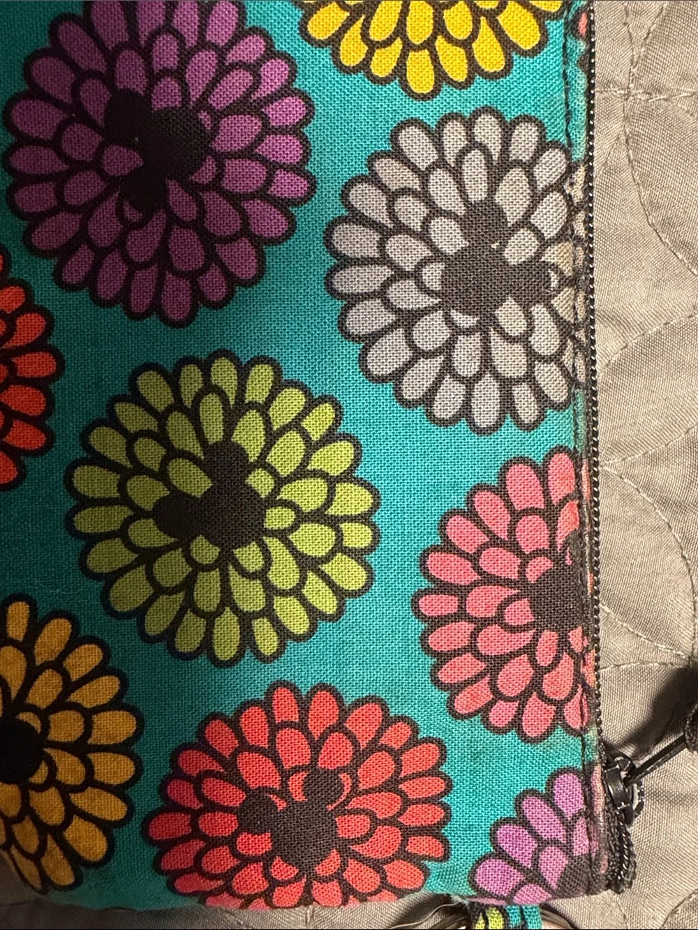 Vera Bradley x Disney Mickey Mouse Floral Colorful ID Case Wallet Keyring - Picture 5 of 8